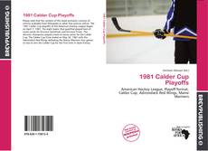 1981 Calder Cup Playoffs kitap kapağı