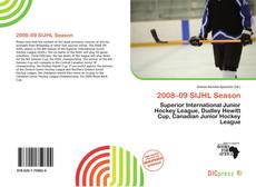 Capa do livro de 2008–09 SIJHL Season 