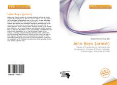 Bookcover of John Boys (priest)