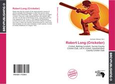 Bookcover of Robert Long (Cricketer)