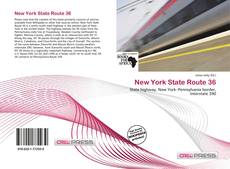New York State Route 36 kitap kapağı