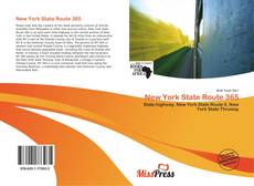 Capa do livro de New York State Route 365 