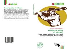 Frederick Miller (Cricketer) kitap kapağı