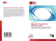 Nigerien Presidential Election, 2004 kitap kapağı