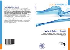 Capa do livro de Vote à Bulletin Secret 