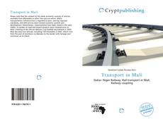 Transport in Mali kitap kapağı