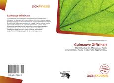 Обложка Guimauve Officinale