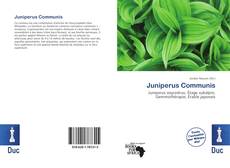 Bookcover of Juniperus Communis