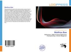 Capa do livro de Mathias Boe 