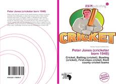 Portada del libro de Peter Jones (cricketer born 1948)