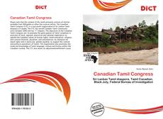 Capa do livro de Canadian Tamil Congress 