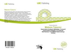 Maksim Tokarev kitap kapağı