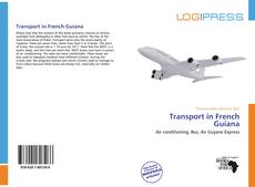 Capa do livro de Transport in French Guiana 