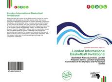 Capa do livro de London International Basketball Invitational 