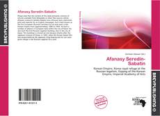 Buchcover von Afanasy Seredin-Sabatin