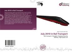 Portada del libro de July 2010 in Rail Transport