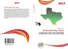 Clarksville City, Texas kitap kapağı
