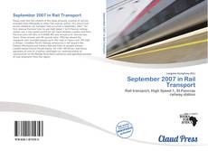 Portada del libro de September 2007 in Rail Transport