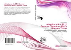 Portada del libro de Athletics at the 2012 Summer Olympics – Men's Hammer Throw