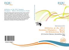 Capa do livro de Athletics at the 2012 Summer Olympics – Men's 20 Kilometres Walk 