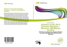 Athletics at the 2012 Summer Olympics – Women's 400 Metres Hurdles kitap kapağı