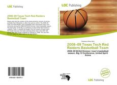 2008–09 Texas Tech Red Raiders Basketball Team kitap kapağı