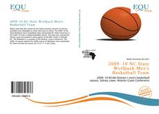 Обложка 2009–10 NC State Wolfpack Men's Basketball Team