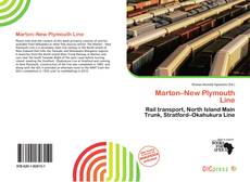 Capa do livro de Marton–New Plymouth Line 