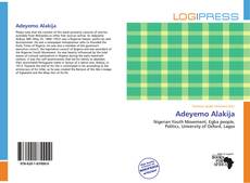Capa do livro de Adeyemo Alakija 