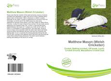 Buchcover von Matthew Mason (Welsh Cricketer)