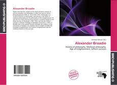 Bookcover of Alexander Broadie