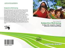 Bookcover of Subjective Well-being