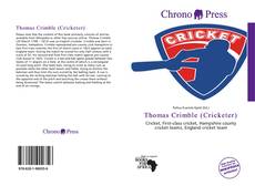 Buchcover von Thomas Crimble (Cricketer)