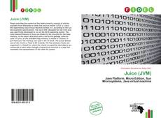 Juice (JVM) kitap kapağı