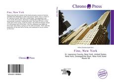 Bookcover of Fine, New York