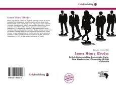 Capa do livro de James Henry Rhodes 