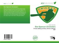 Don Spencer (Cricketer) kitap kapağı