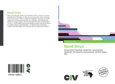 Couverture de David Oniya