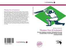 Copertina di Thomas Fox (Cricketer)