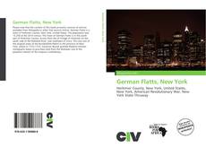 Capa do livro de German Flatts, New York 