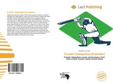 Capa do livro de Forster (Hampshire Cricketer) 