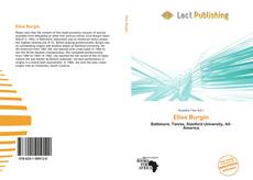 Bookcover of Elise Burgin