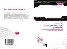 Bookcover of FoxT ServerControl (Software)