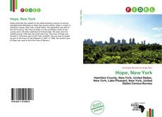 Hope, New York kitap kapağı