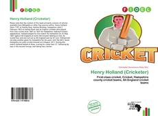 Henry Holland (Cricketer) kitap kapağı