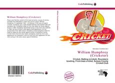 Bookcover of William Humphrey (Cricketer)