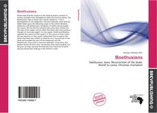 Buchcover von Boethusians