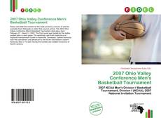 Buchcover von 2007 Ohio Valley Conference Men's Basketball Tournament