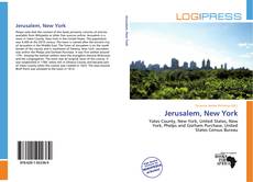 Bookcover of Jerusalem, New York