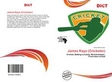 James Kaye (Cricketer) kitap kapağı